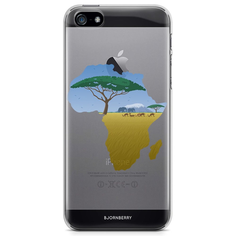 iPhone 5/5S/SE (2016) TPU Case - Africa Blue