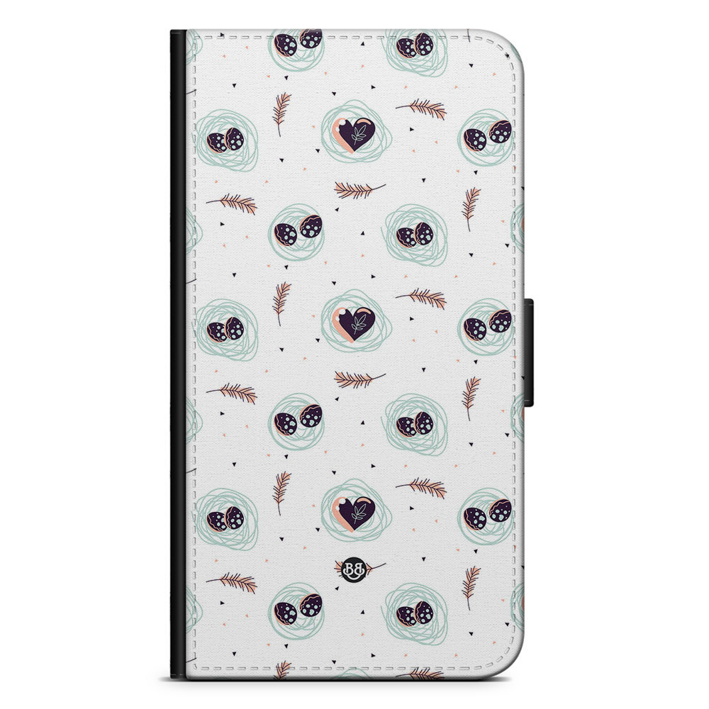 Xiaomi 12 Pro Wallet Case - Eggs and Hearts
