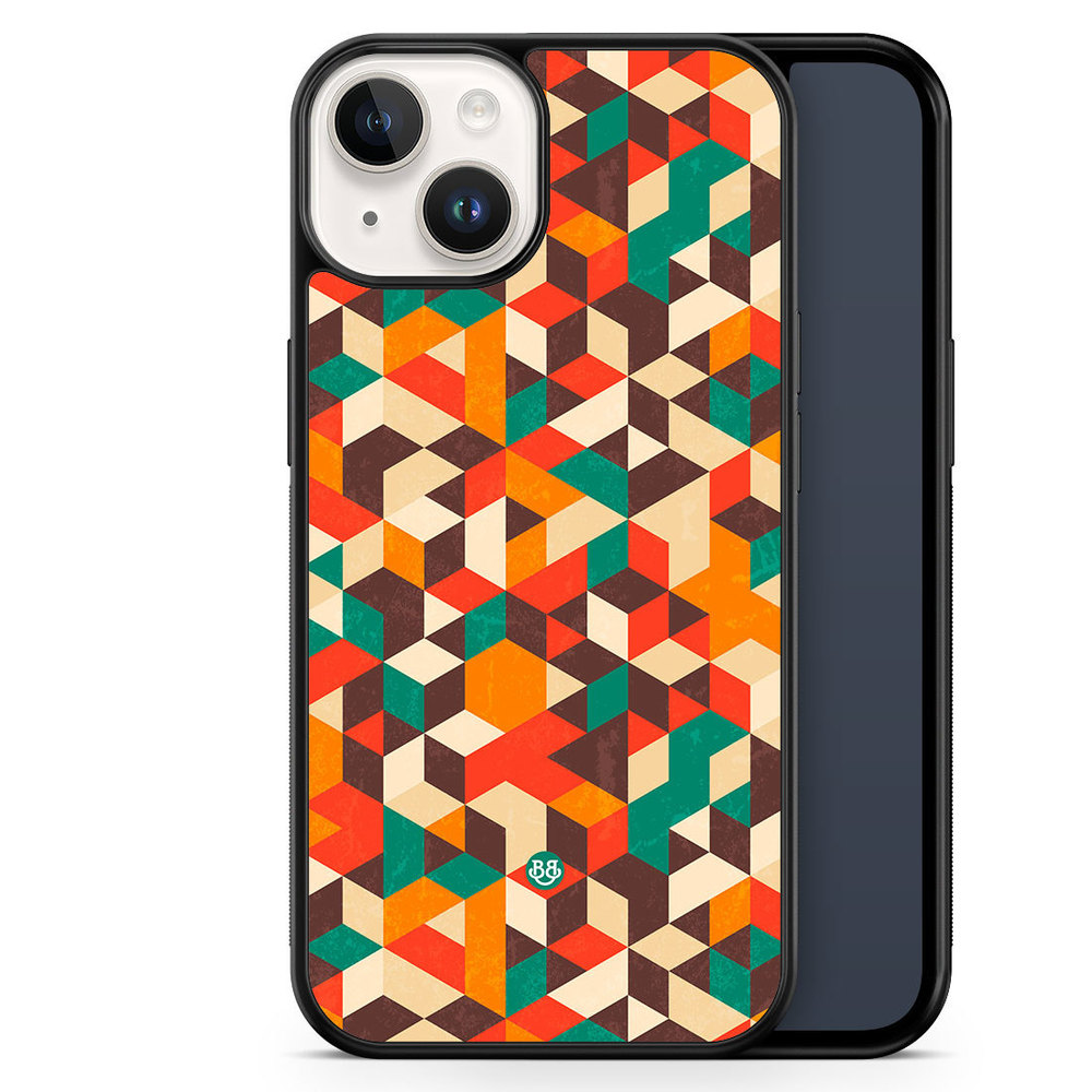 iPhone 14 Case - Retro Geometric