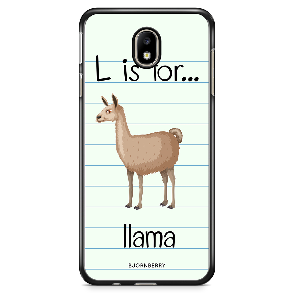 Samsung Galaxy J3 (2017) Case - L Is For Llama