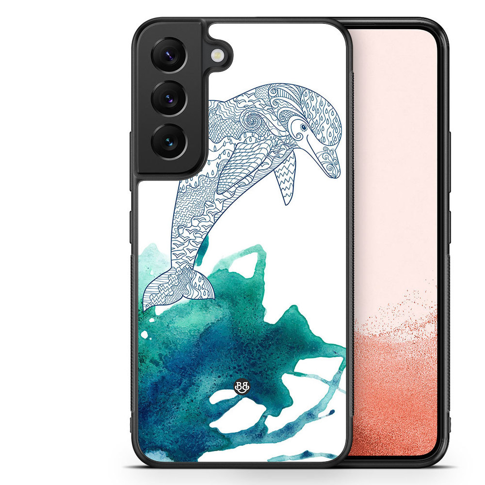 Samsung Galaxy S22 Plus 5G Case - Mandala Dolphin