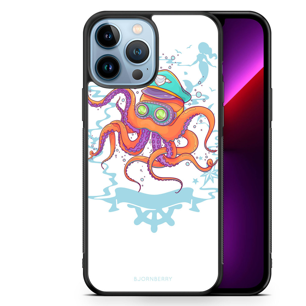 iPhone 13 Pro Max Case - Captain Octopus