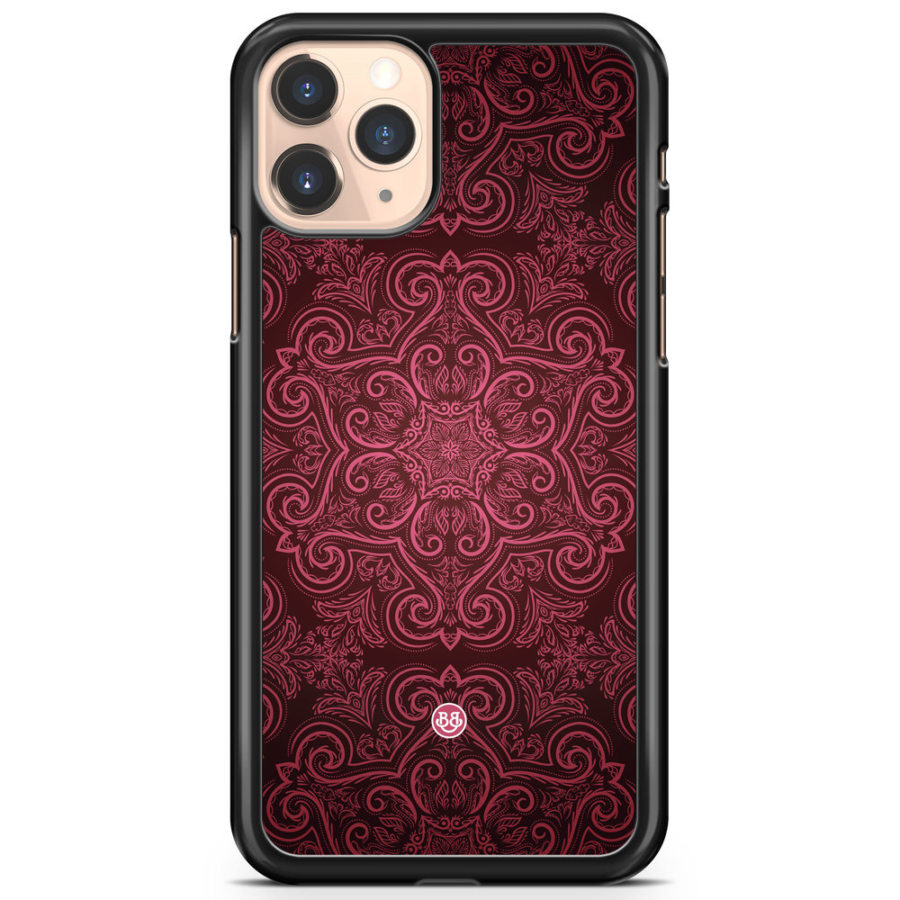iPhone 11 Pro Max Case - Red Retro Pattern