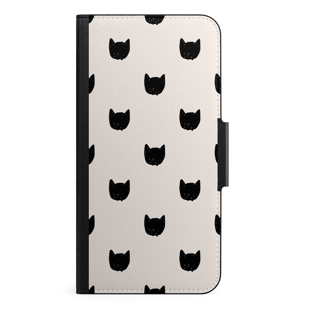 Naive Samsung Galaxy S21 Plus Wallet Case- Cat Faces