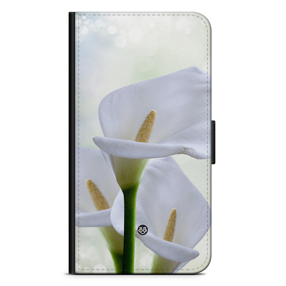 Xiaomi 12 Pro Wallet Case - White Flower