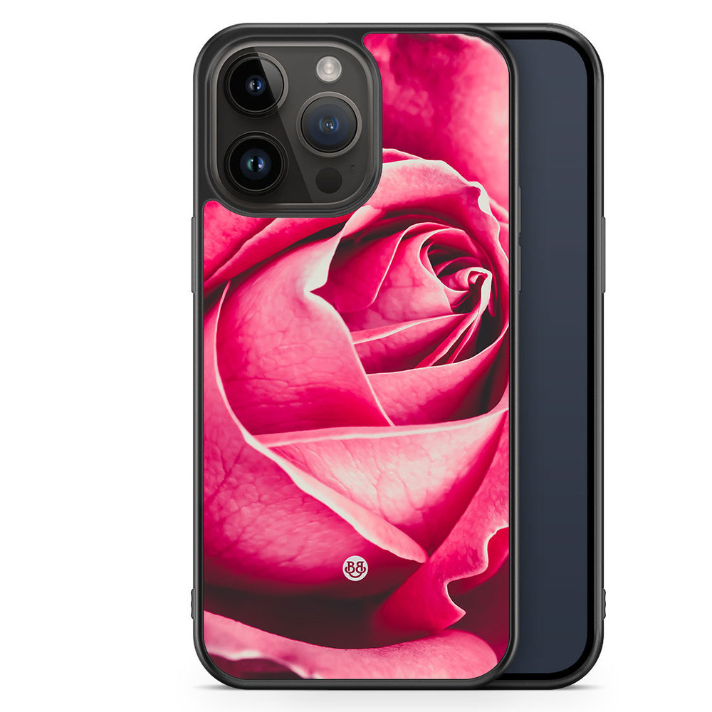 iPhone 14 Pro Max Case - Pink Rose