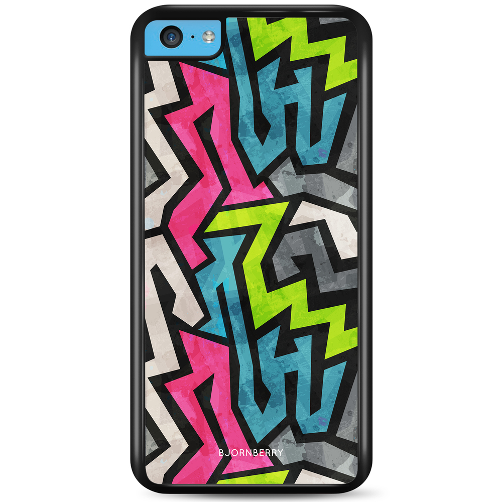 iPhone 5C Case - Grunge Graffiti
