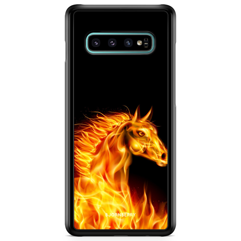 Samsung Galaxy S10 Plus Case - Flames Horse