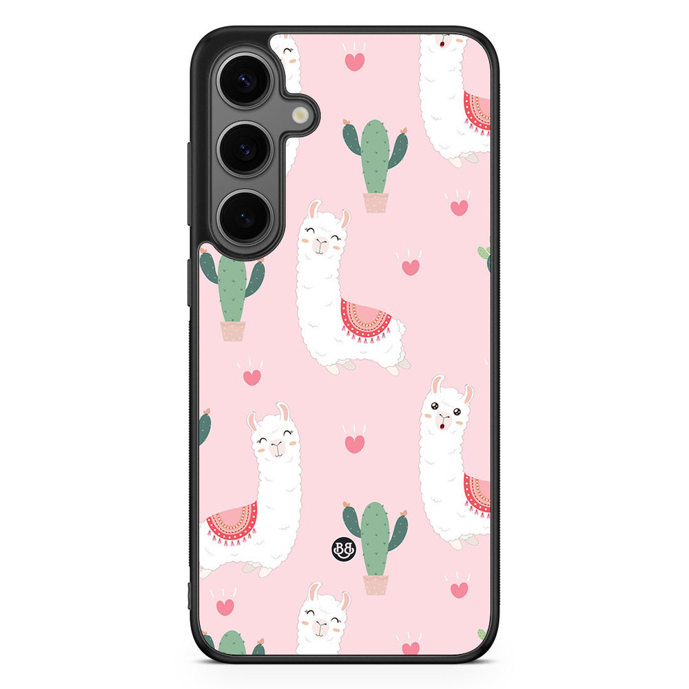 Samsung Galaxy S24 Plus Case - Llama Pattern