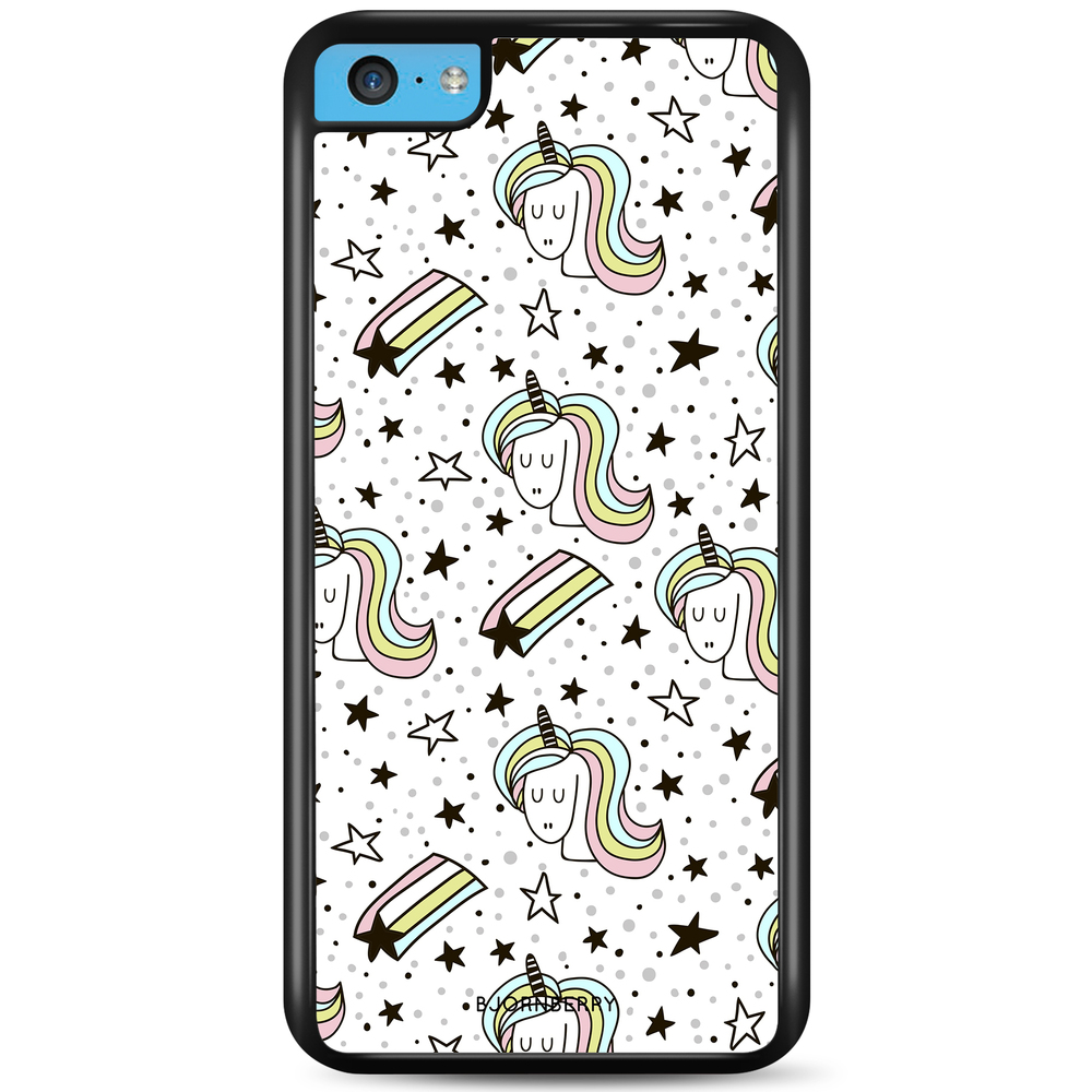 iPhone 5C Case - Unicorn Pattern