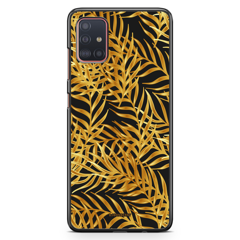 Samsung Galaxy A51 Case - Gold Palm