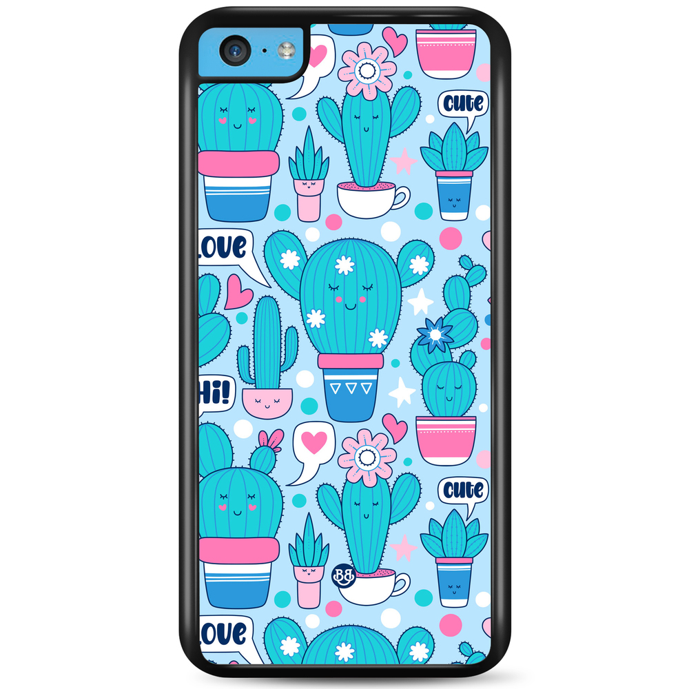 iPhone 5C Skal - Söta Kaktusar