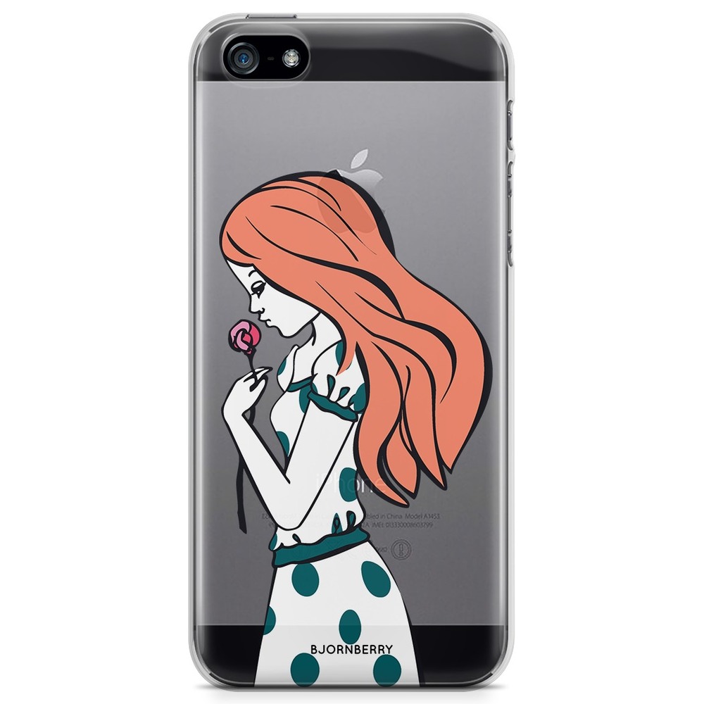 iPhone 5/5S/SE (2016) TPU Case - Girl Rose