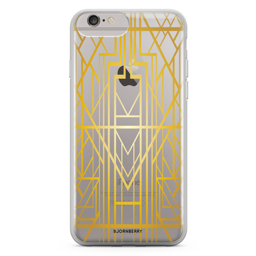 iPhone 6 Plus/6s Plus Fashion Case - Golden Pattern