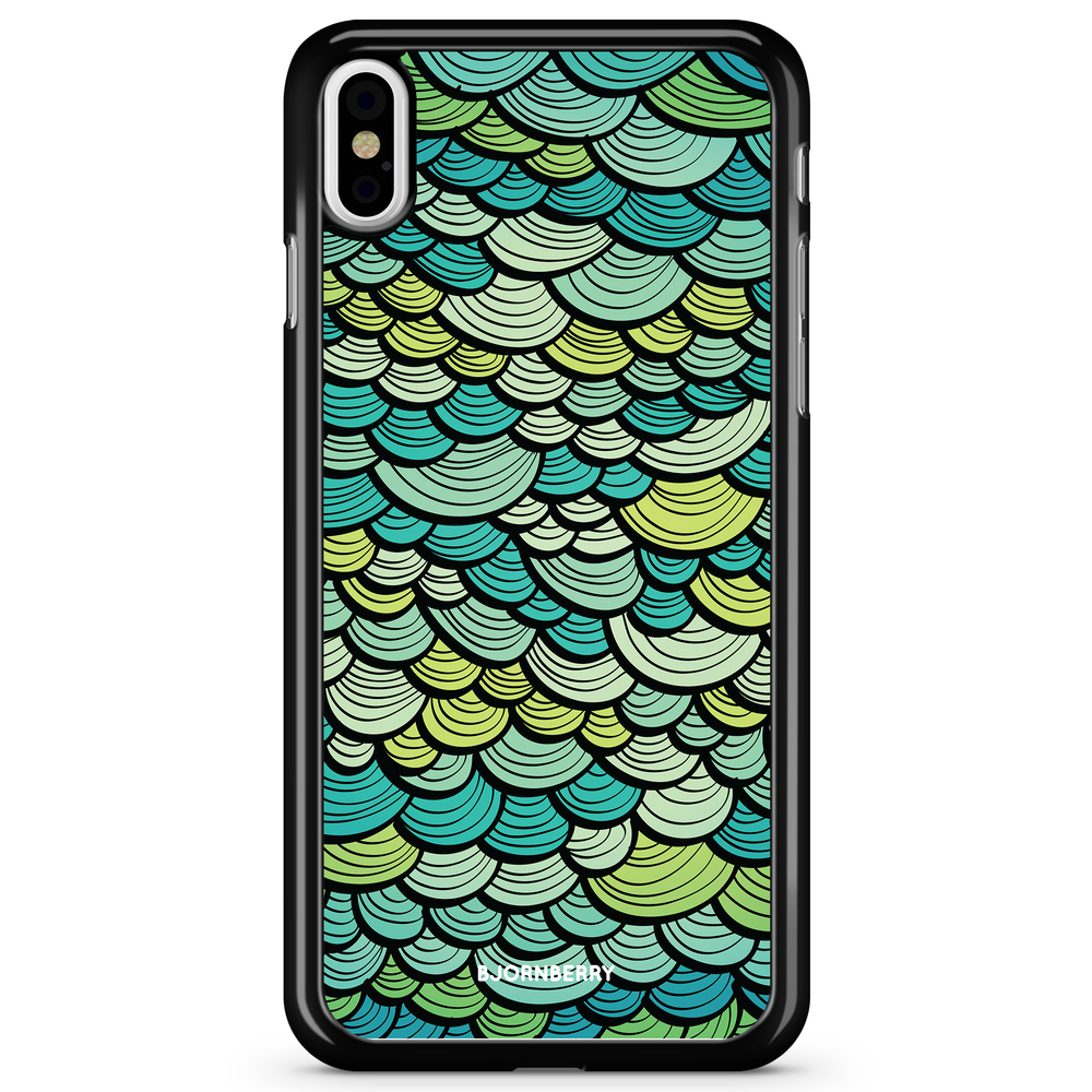 iPhone X / XS Case - Green Mermaid Scales