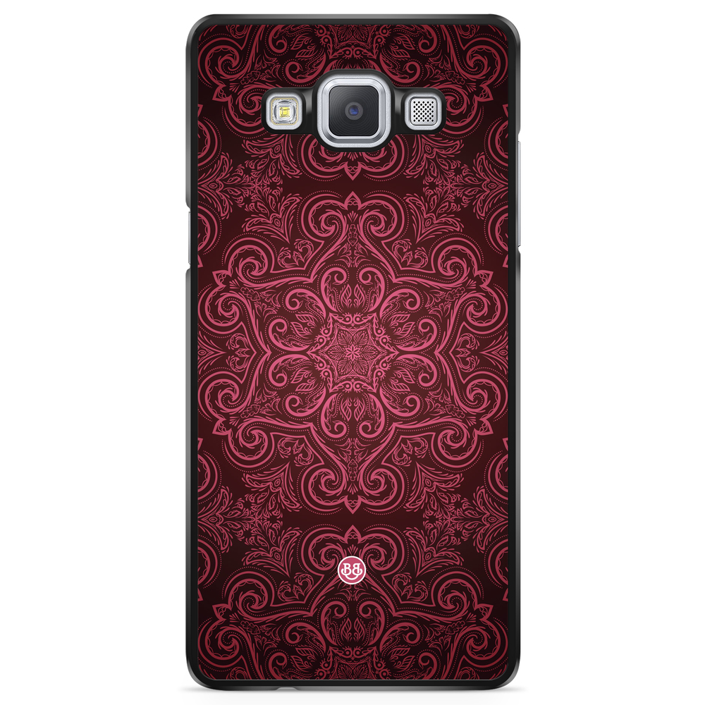Samsung Galaxy A5 (2015) Case - Red Retro Pattern