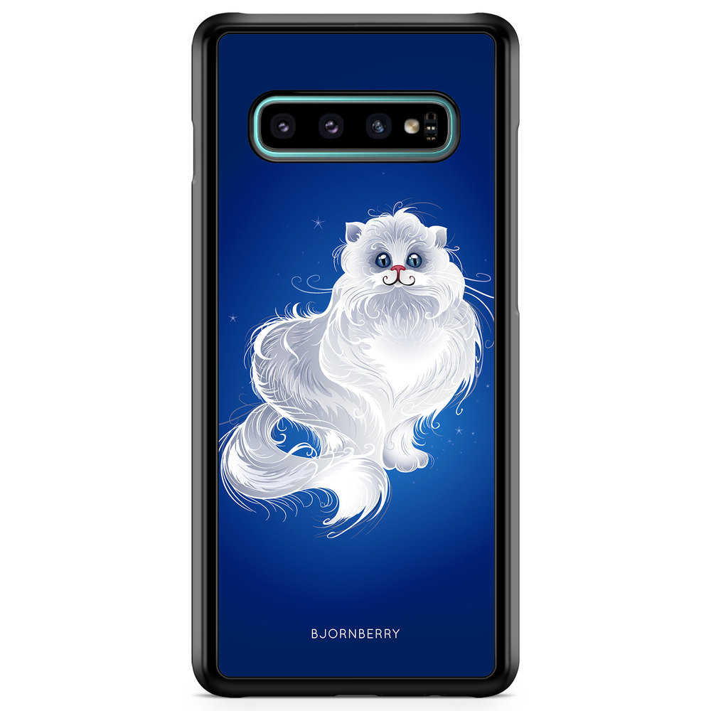 Samsung Galaxy S10 Plus Case - White Cat