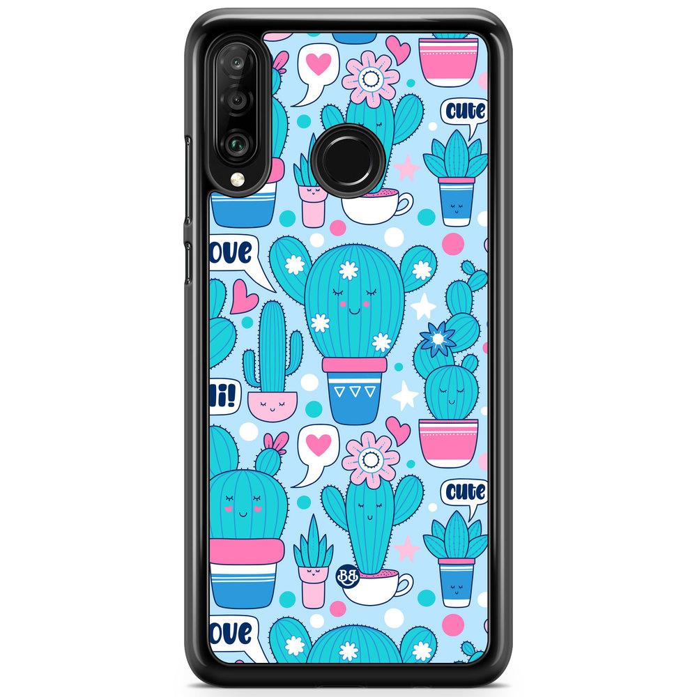 Huawei P30 Lite Skal - Söta Kaktusar