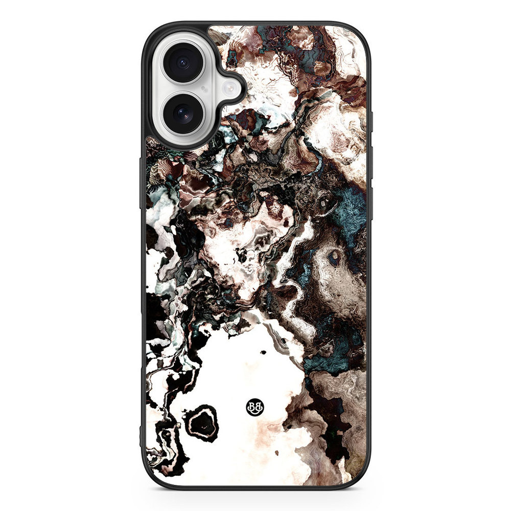 iPhone 16 Plus Case - Marble Brown