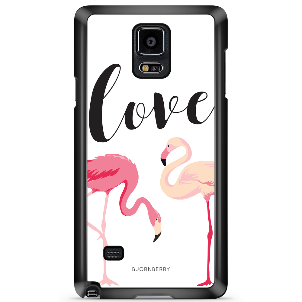 Samsung Galaxy Note 4 Case - Love Flamingo