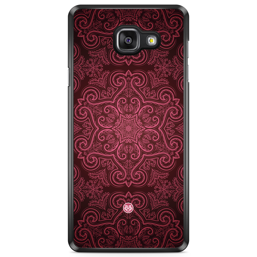 Samsung Galaxy A5 6 (2016) Case - Red Retro Pattern