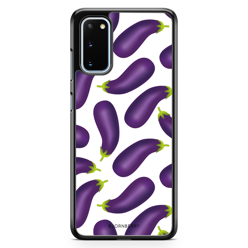 Samsung Galaxy S20 Case - Eggplant Pattern