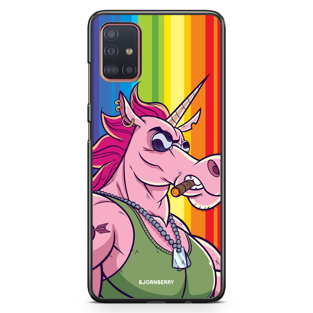 Samsung Galaxy A51 Case - Muscle Unicorn