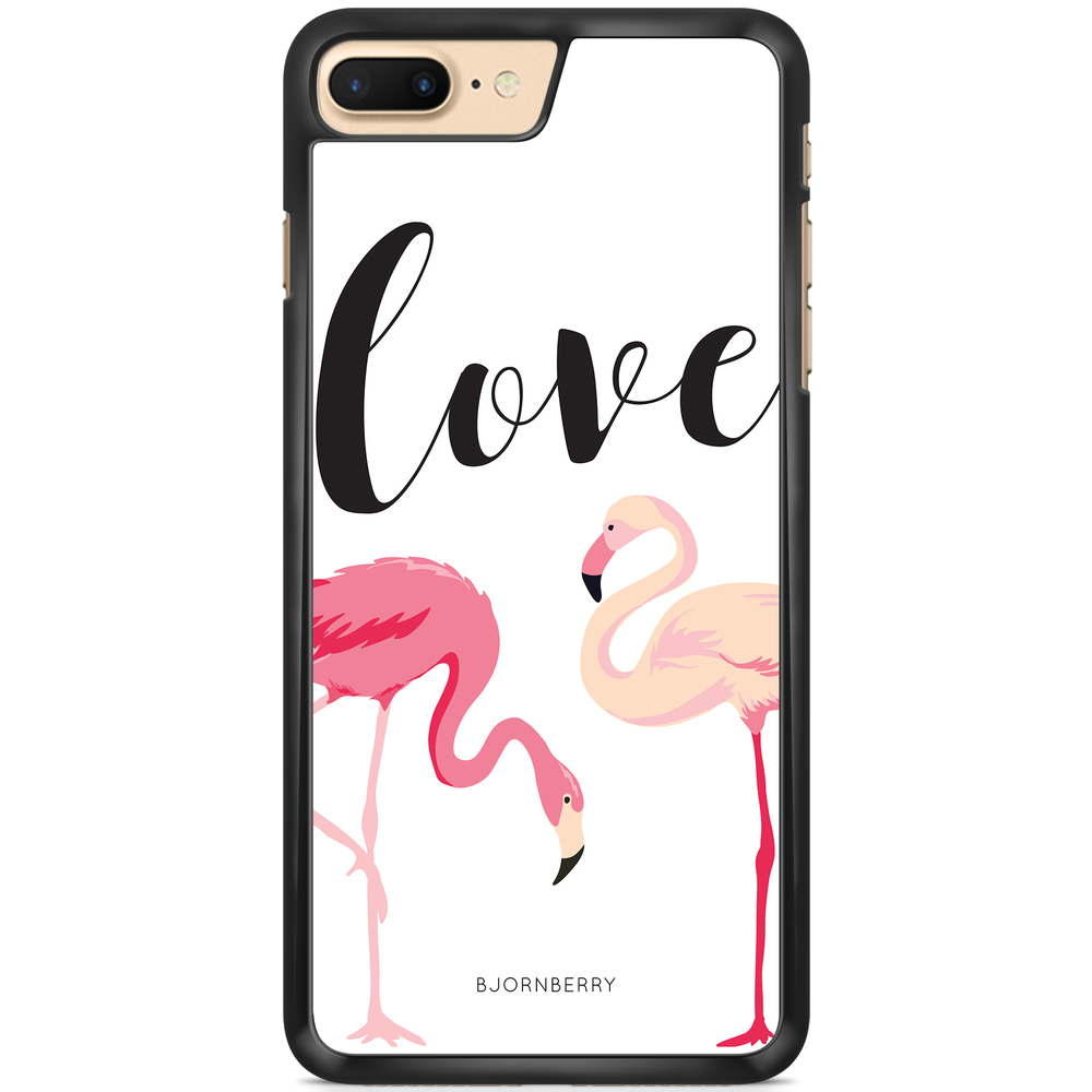 iPhone 7 Plus Case - Love Flamingo