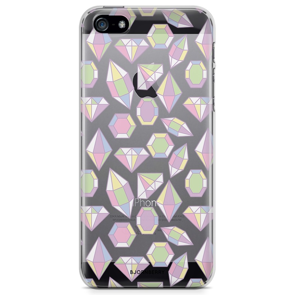 iPhone 5/5S/SE (2016) TPU Case - Diamonds