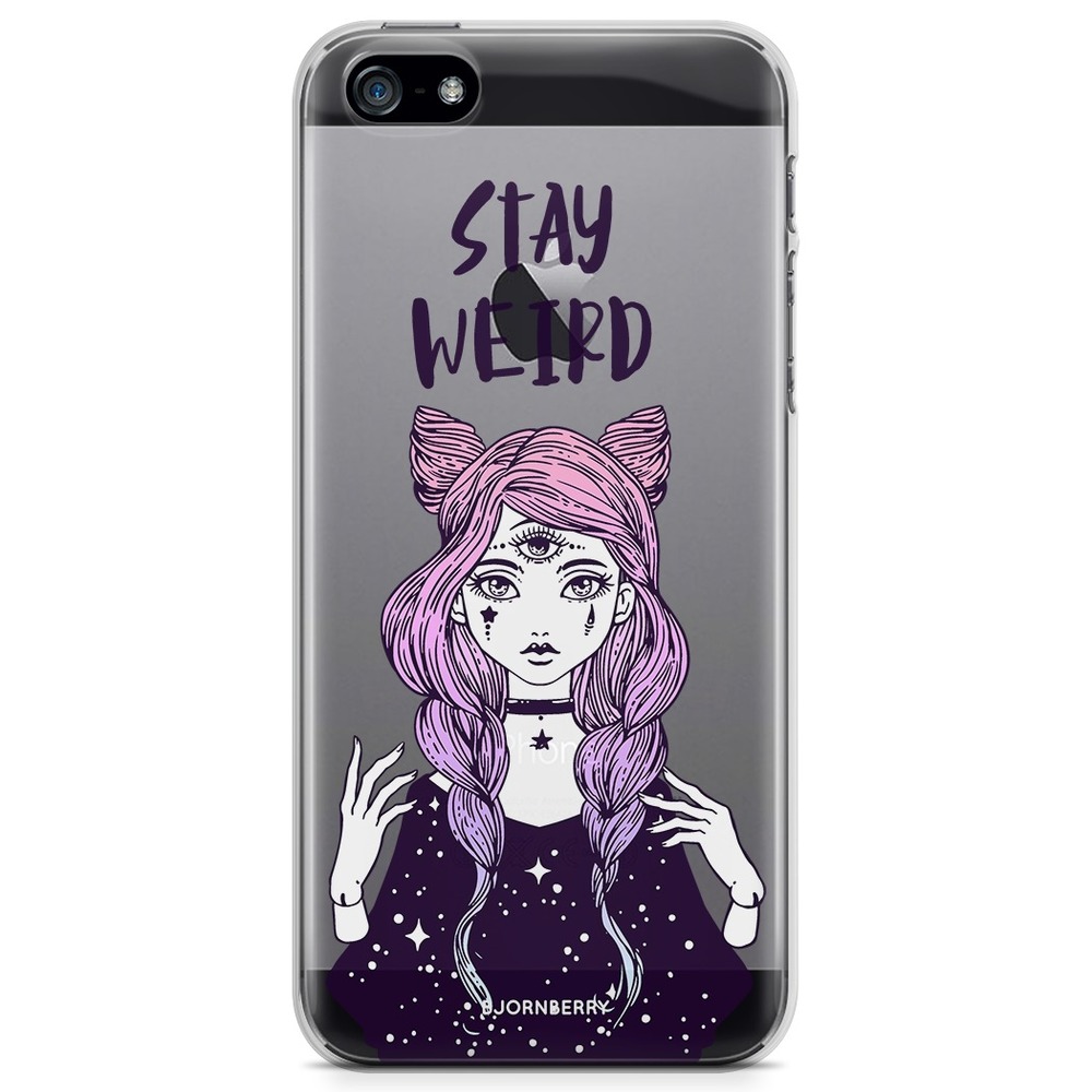 iPhone 5/5S/SE (2016) TPU Case - Stay Weird