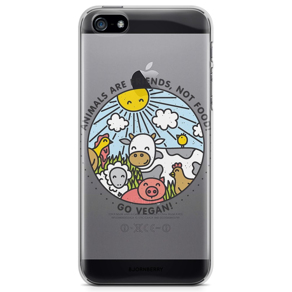 iPhone 5/5S/SE (2016) TPU Case - Friends, Not Food