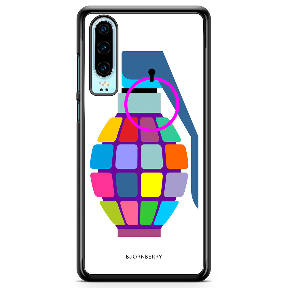 Huawei P30 Case - Color Hand Granade