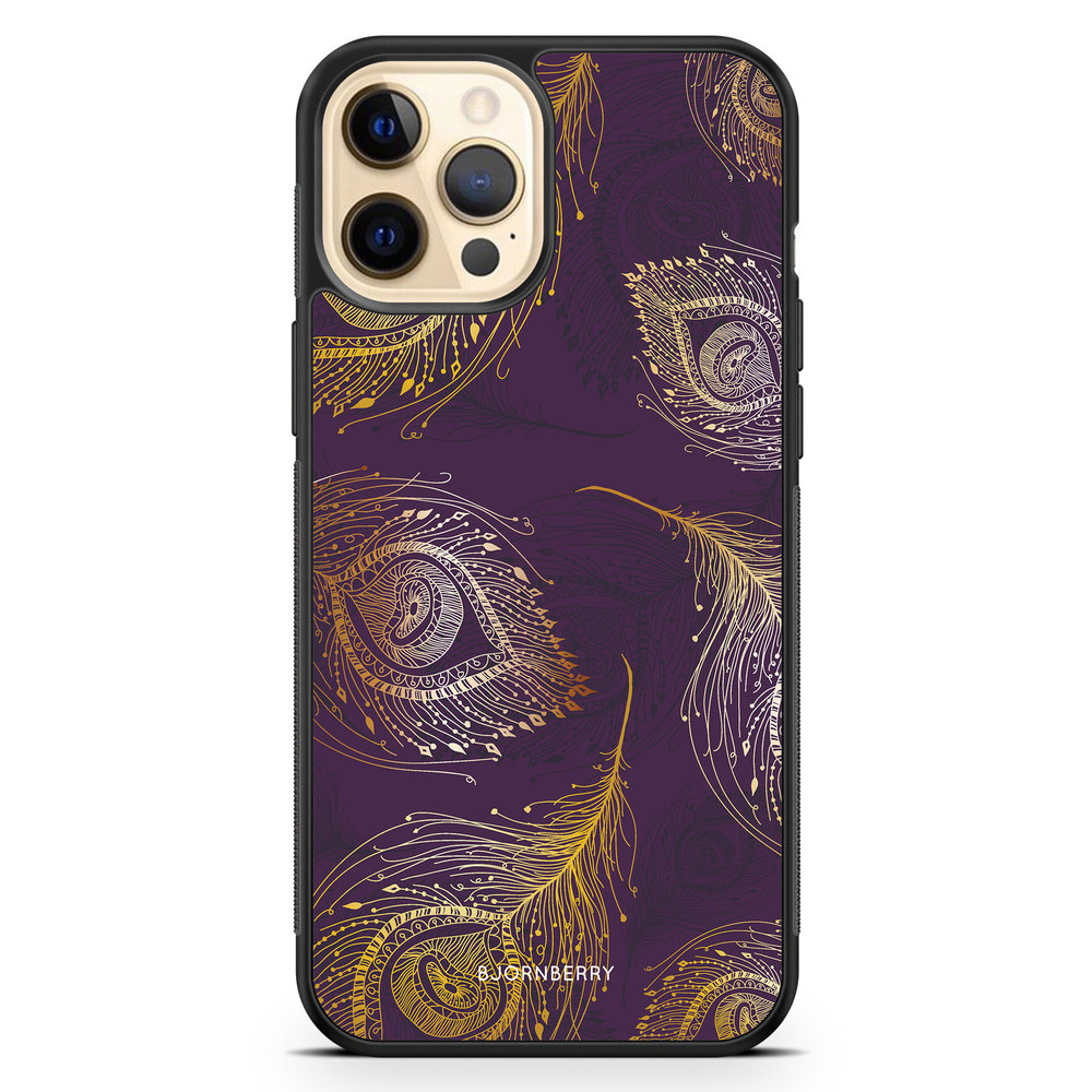 iPhone 12 Pro Max Case - Peacock Feathers
