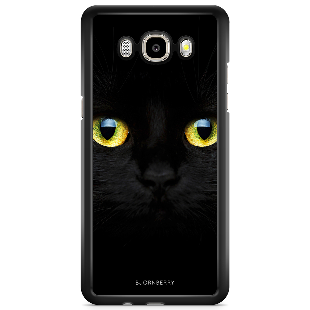Samsung Galaxy J3 (2016) Case - Black Cat Close Up