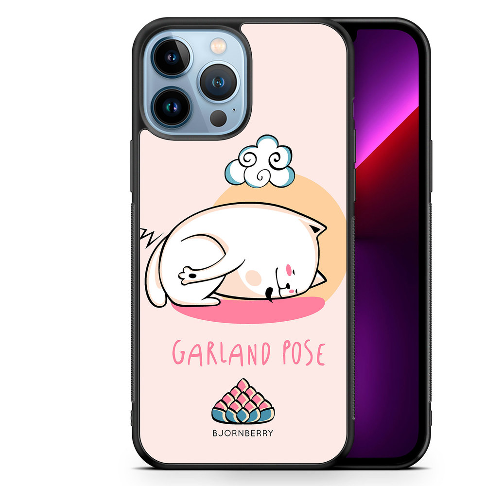iPhone 13 Pro Max Case - Yoga Cat Garland