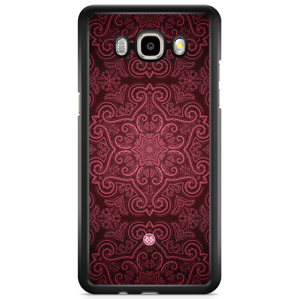 Samsung Galaxy J3 (2016) Case - Red Retro Pattern