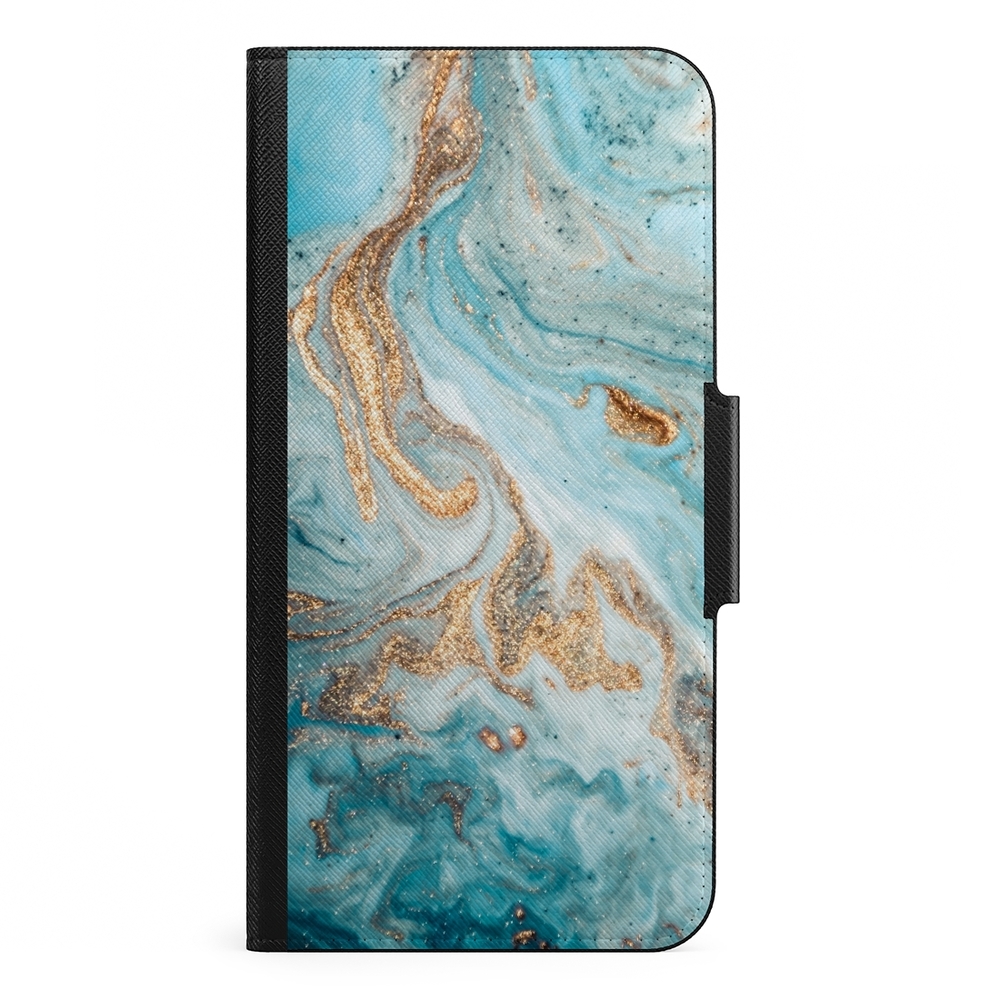 Naive Samsung Galaxy S21 Plus Wallet Case- Turquoise Dream