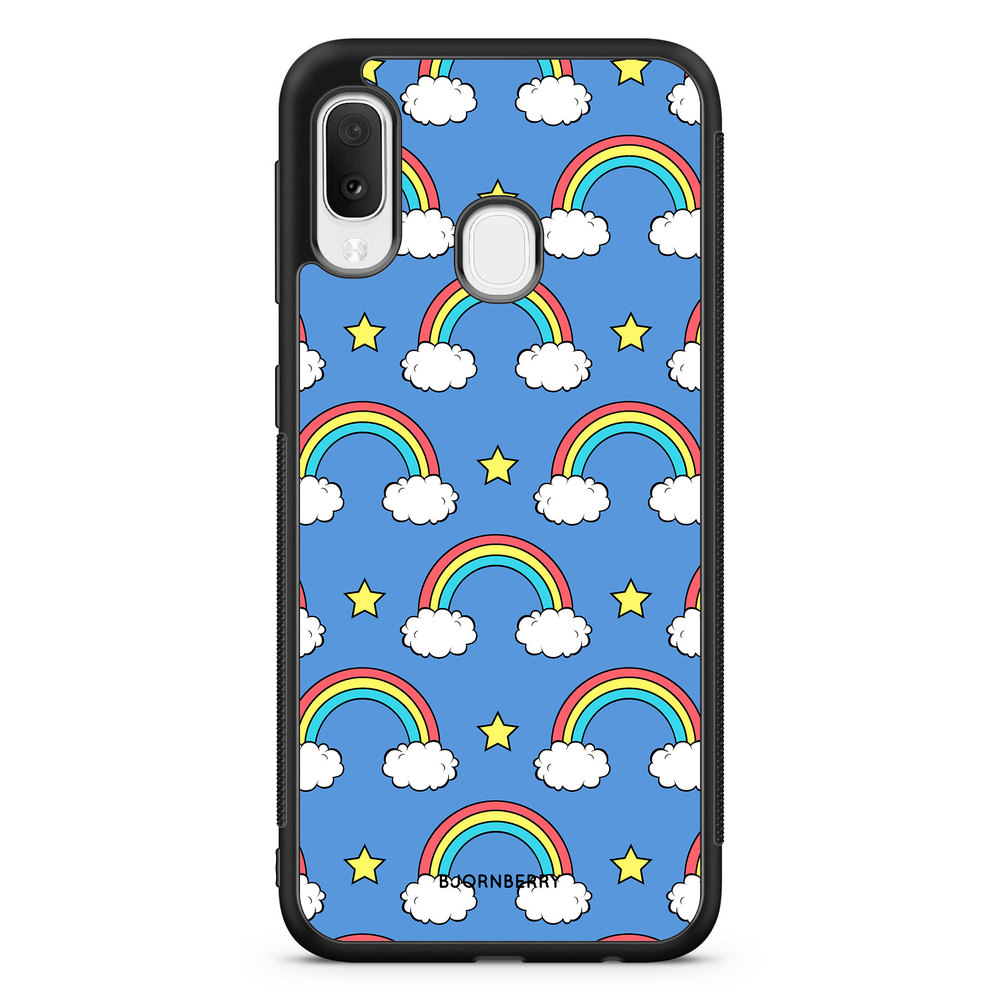 Samsung Galaxy A20e Case - Rainbow Pattern
