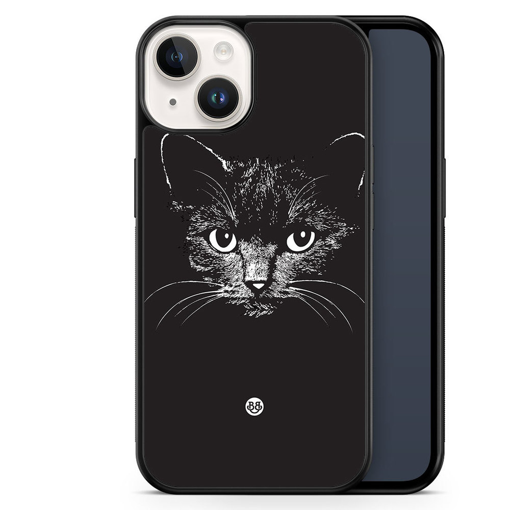 iPhone 14 Case - Black/white cat