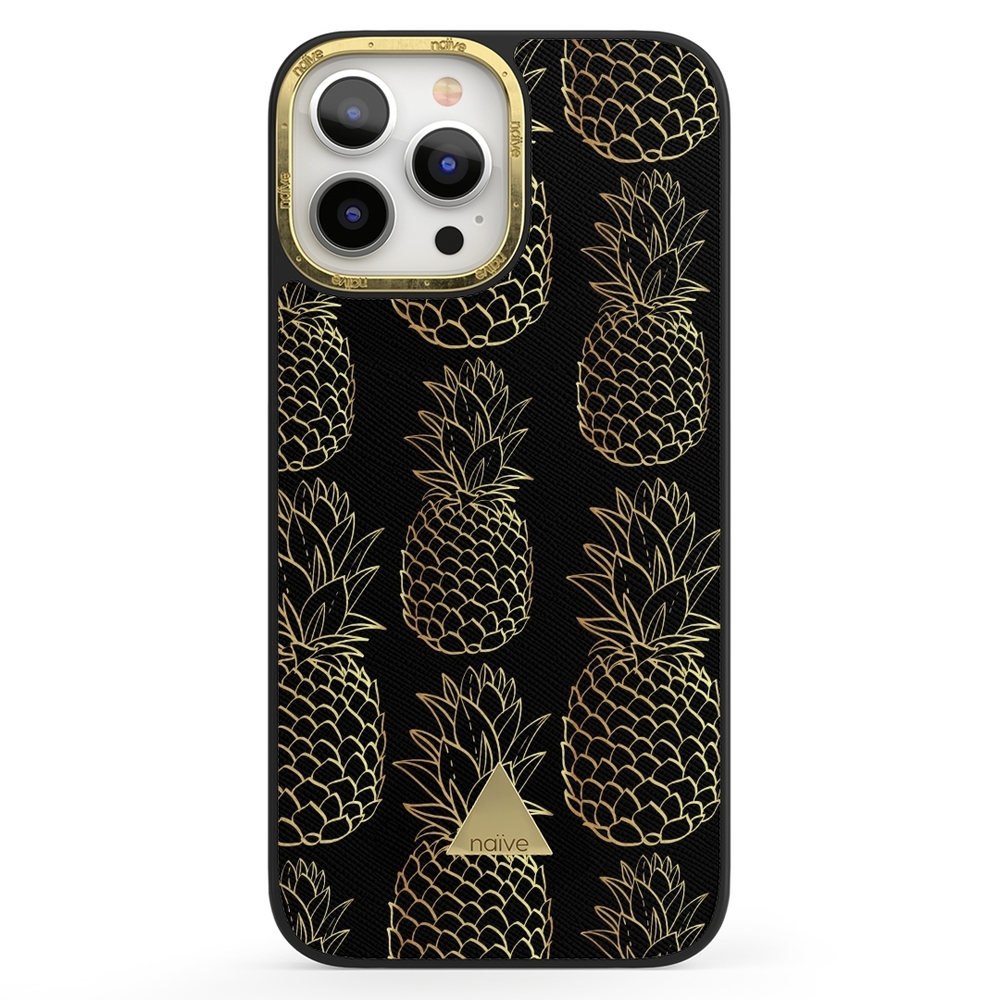 Naive iPhone 13 Pro Max Case - Pineapple