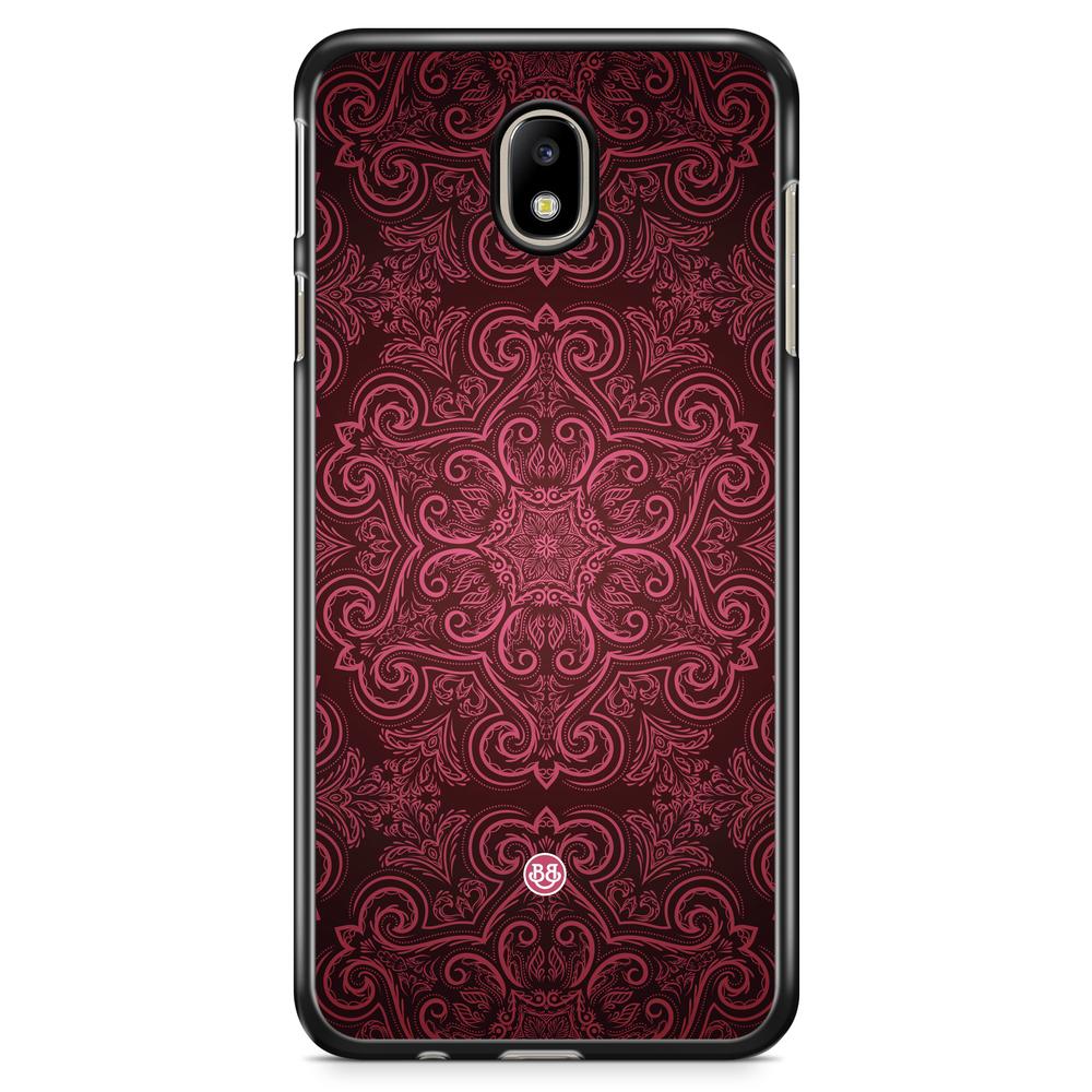 Samsung Galaxy J5 (2017) Case - Red Retro Pattern