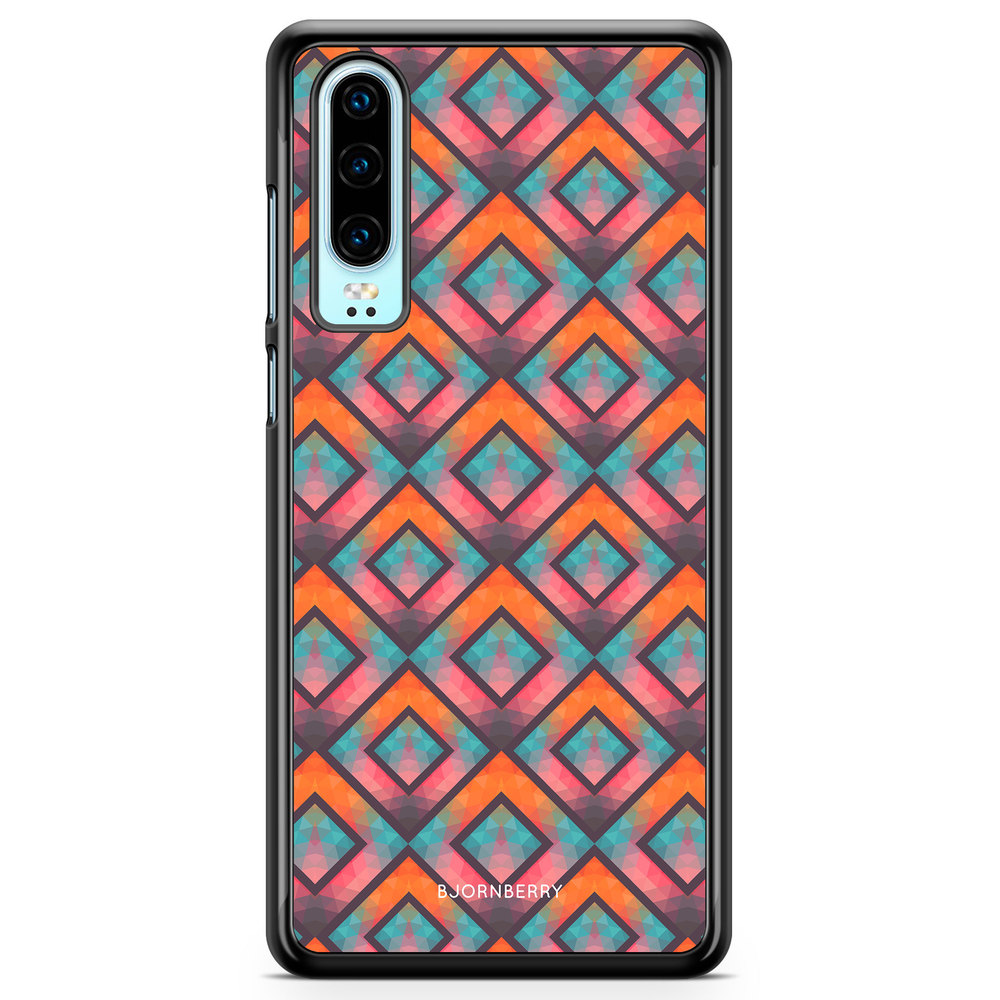 Huawei P30 Case - Retro Squares
