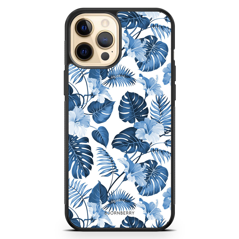 iPhone 12 Pro Max Case - Blue Flowers