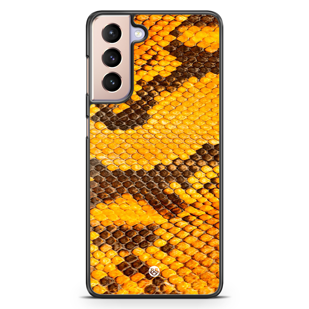 Samsung Galaxy S21 Case - Yellow Snake