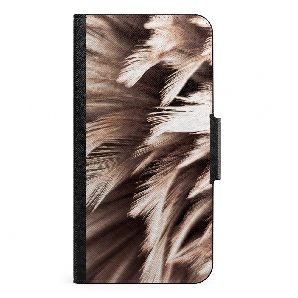Naive Samsung Galaxy S21 Plus Wallet Case- Feathers