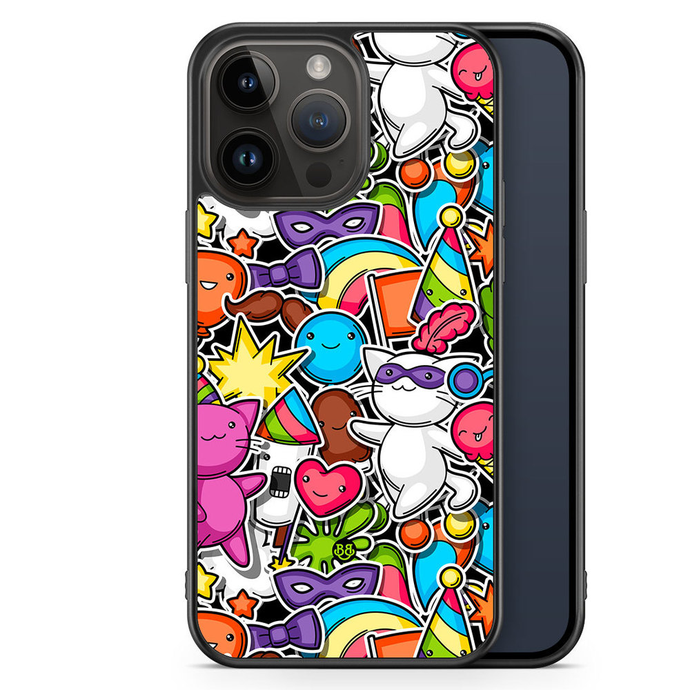 iPhone 14 Pro Max Case - Cute Sticker