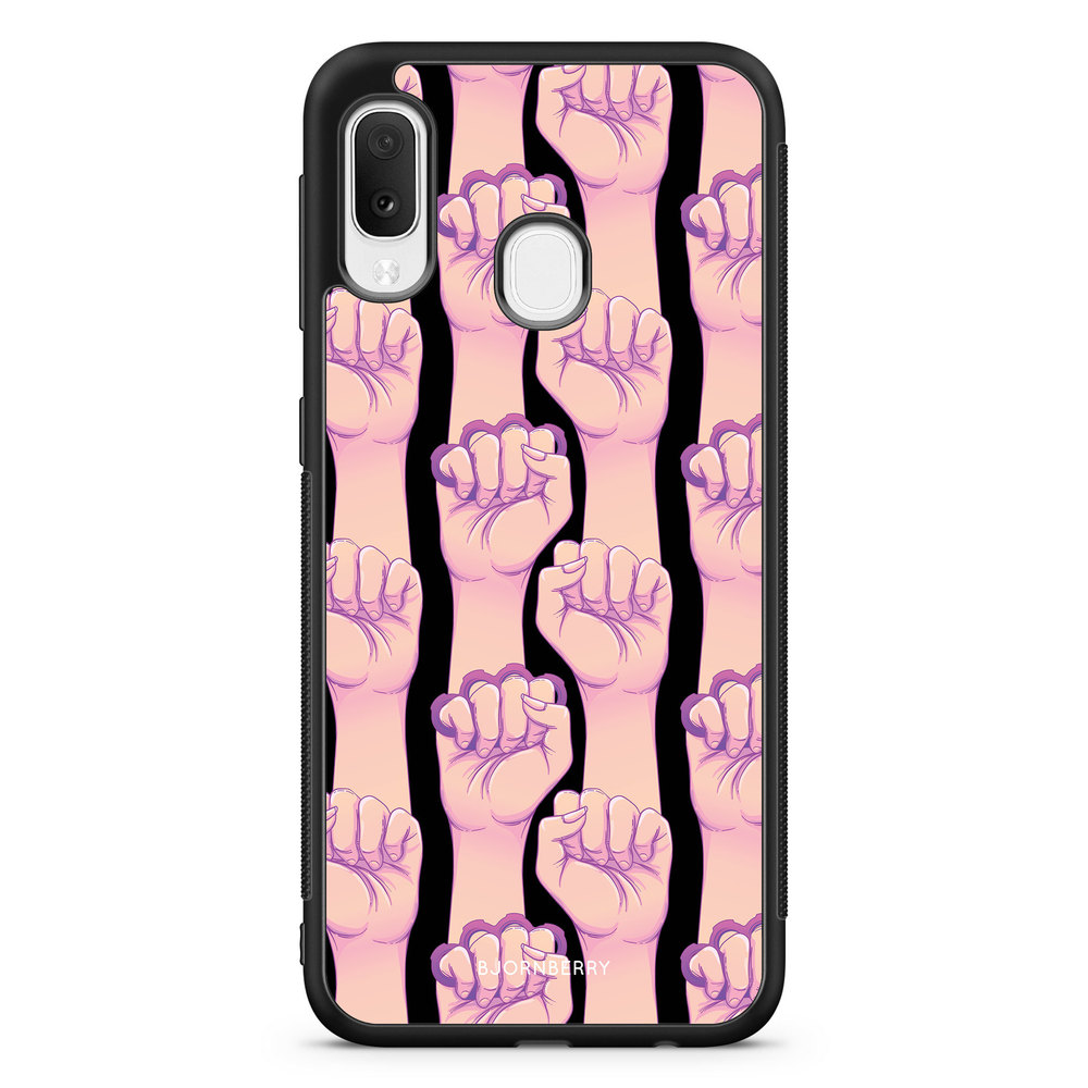 Samsung Galaxy A20e Case - Hand Pattern
