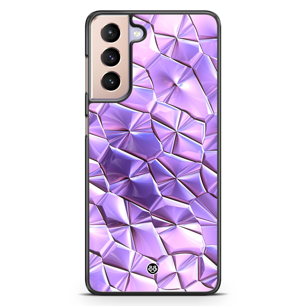 Samsung Galaxy S21 Case - Purple Crystal