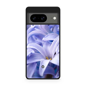 Google Pixel 8 Skal - Blå Blomma