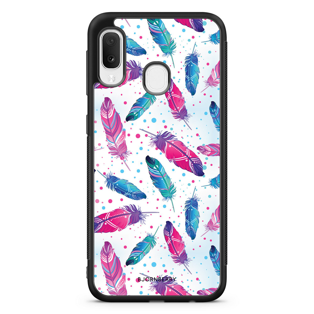 Samsung Galaxy A20e Case - Feathers